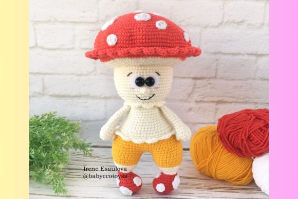 Amigurumi Mushroom Jack Fly Agaric Toy: A Creative Crochet Pattern for Makers and Sellers