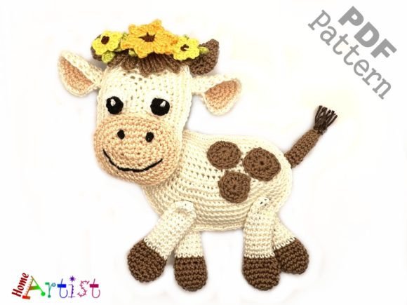 Cow Ragdoll Crochet Pattern
