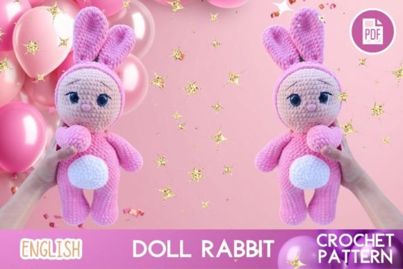 Crochet Doll Rabbit Easter Holiday
