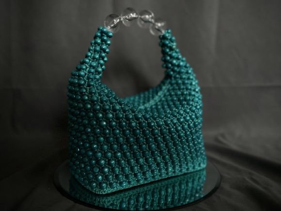 Crochet Pattern Beaded Bag PDF and Video