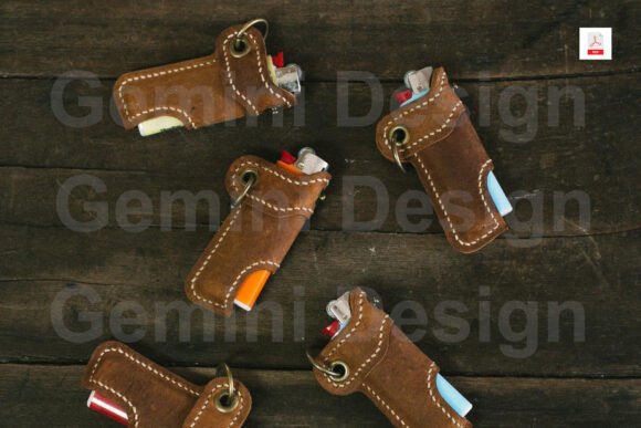 Leather Pattern Lighter DIY PDF Guide