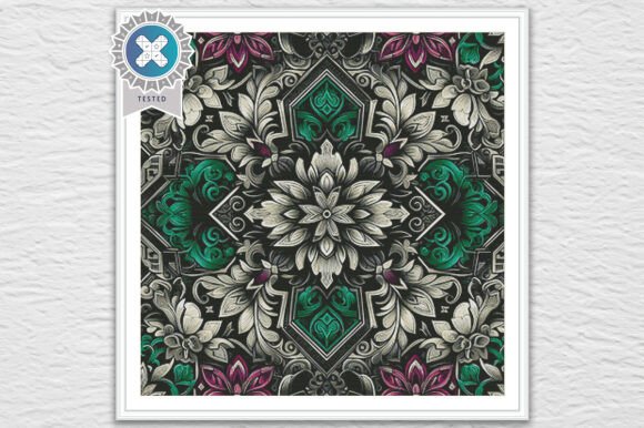 Mastering Large-Scale Embroidery: A Comprehensive Guide to the Ornamental Cross Stitch Pattern PDF
