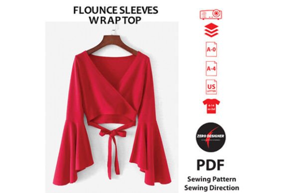 Mastering the Flounce Sleeves Wrap Top PDF Pattern: A Comprehensive Guide to Digital Sewing Success