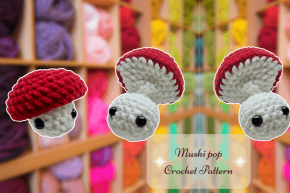 Popping Mushroom Fidget Crochet Pattern