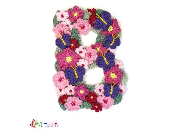 The Art of Personalization: Mastering the Flower Letter B Crochet Applique