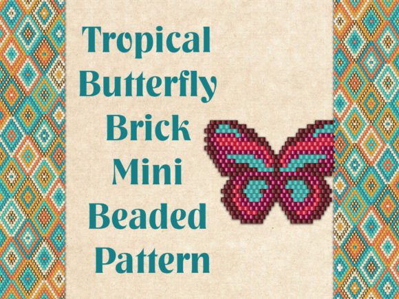 Tropical Butterfly Beaded Pattern Guide
