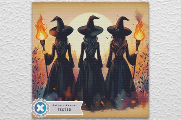 Witches Coven Cross Stitch Pattern PDF: A Comprehensive Guide for Advanced Stitchers